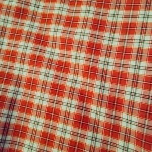 Red Plaid Fabric